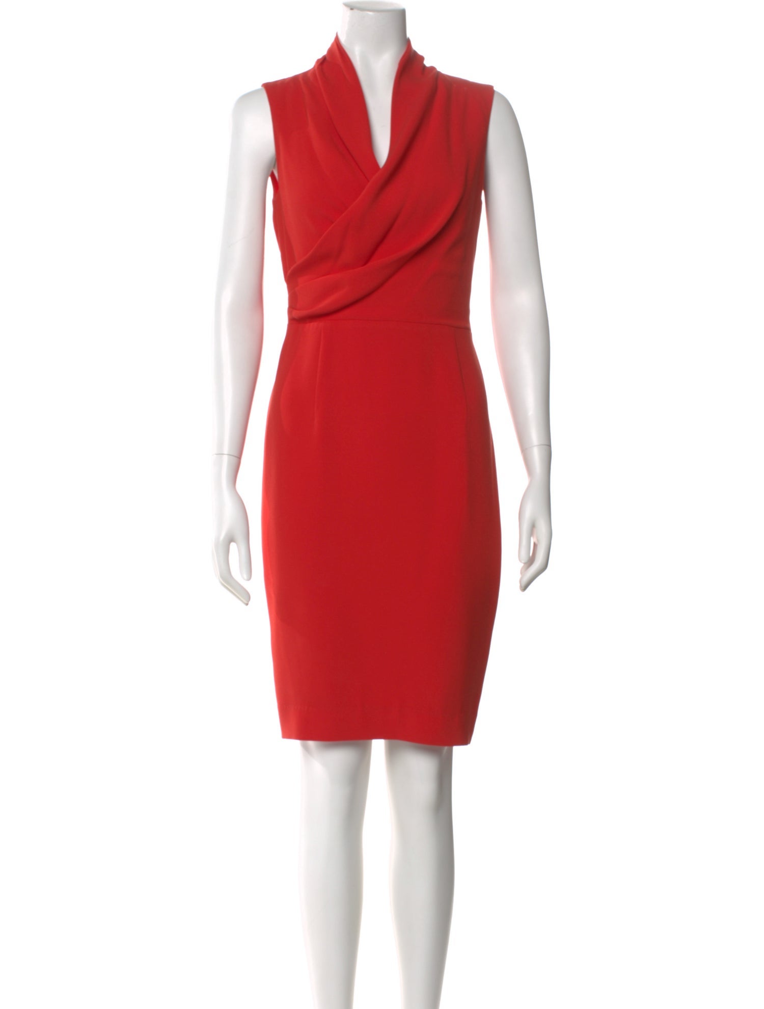 L.K. Bennett Cowl Neck Knee-Length Dress