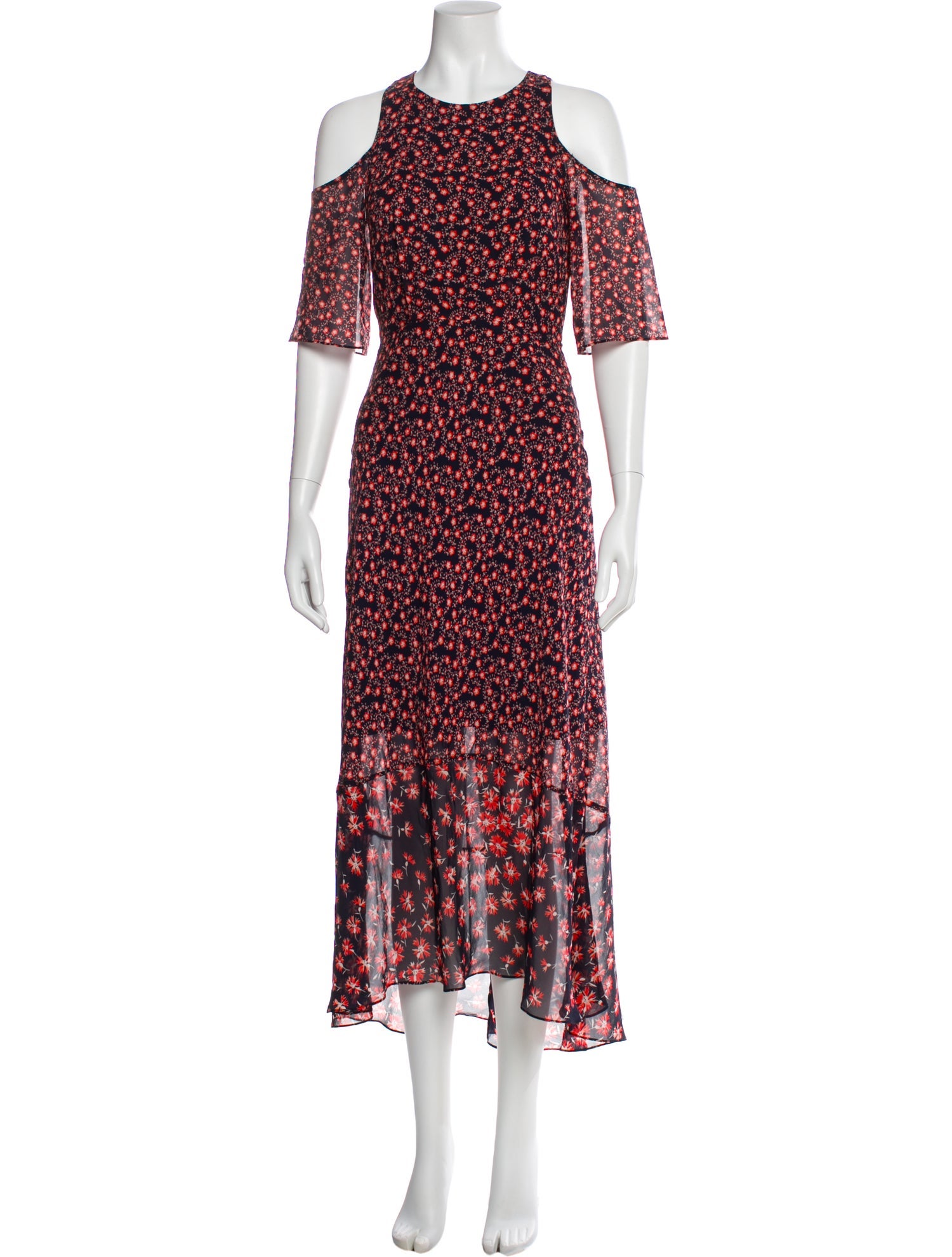 L.K. Bennett Silk Long Dress