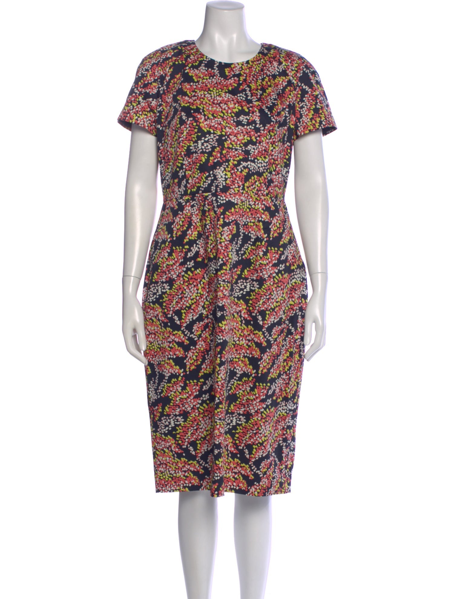L.K. Bennett Printed Midi Length Dress w/ Tags
