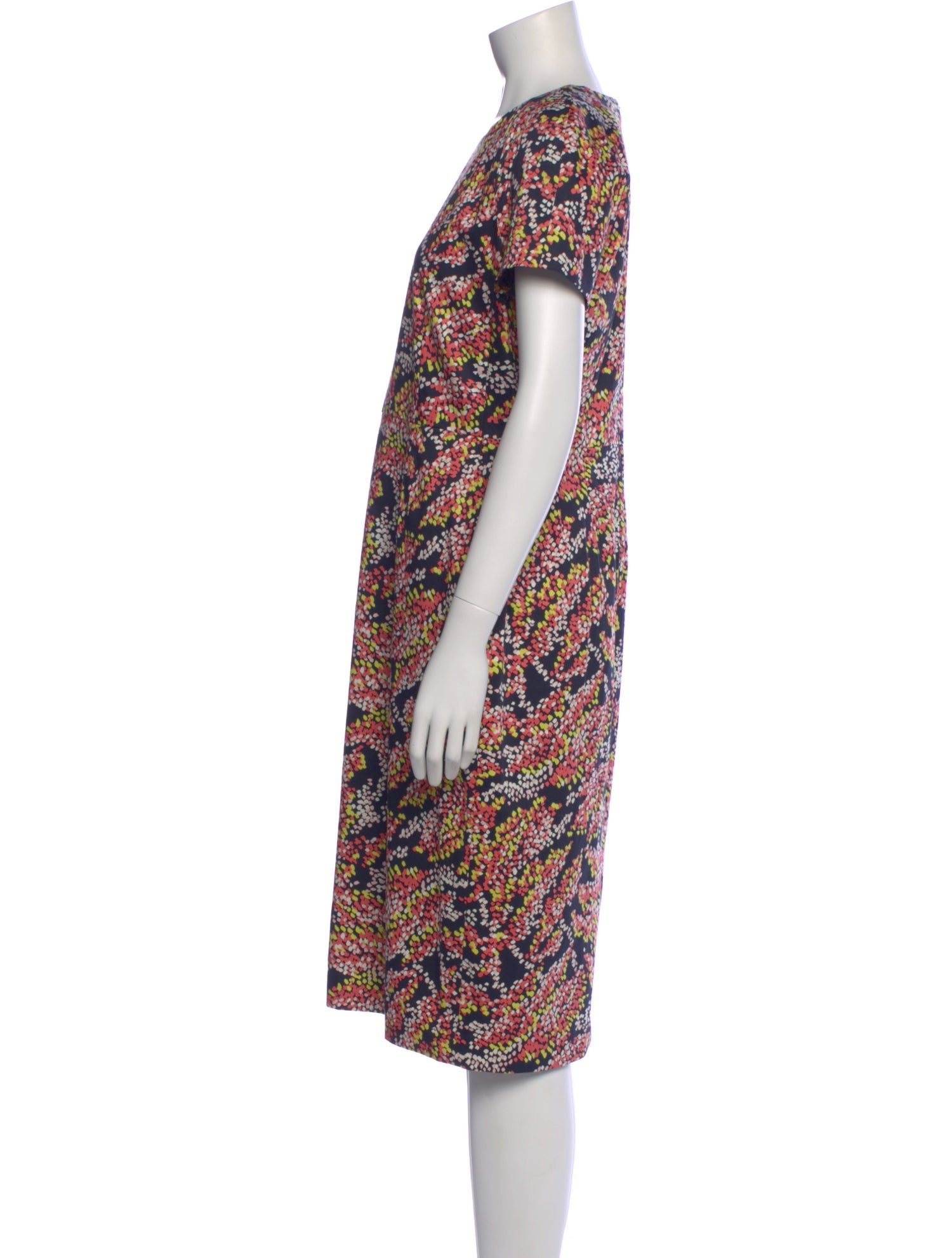 L.K. Bennett Printed Midi Length Dress w/ Tags