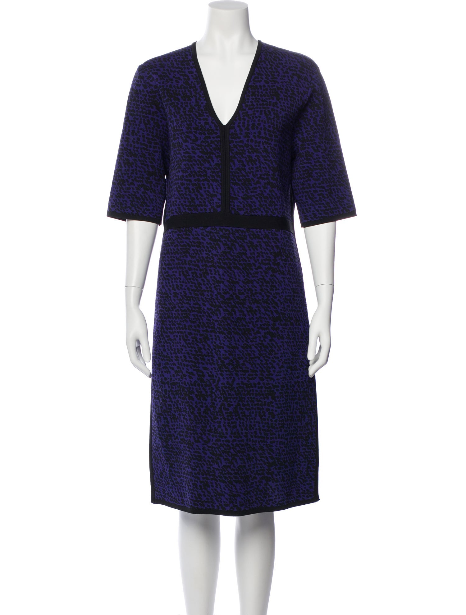 L.K. Bennett Printed Midi Length Dress