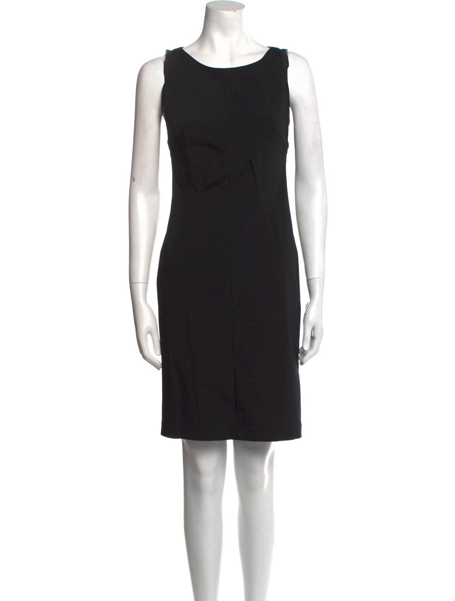 Anna Molinari Scoop Neck Mini Dress