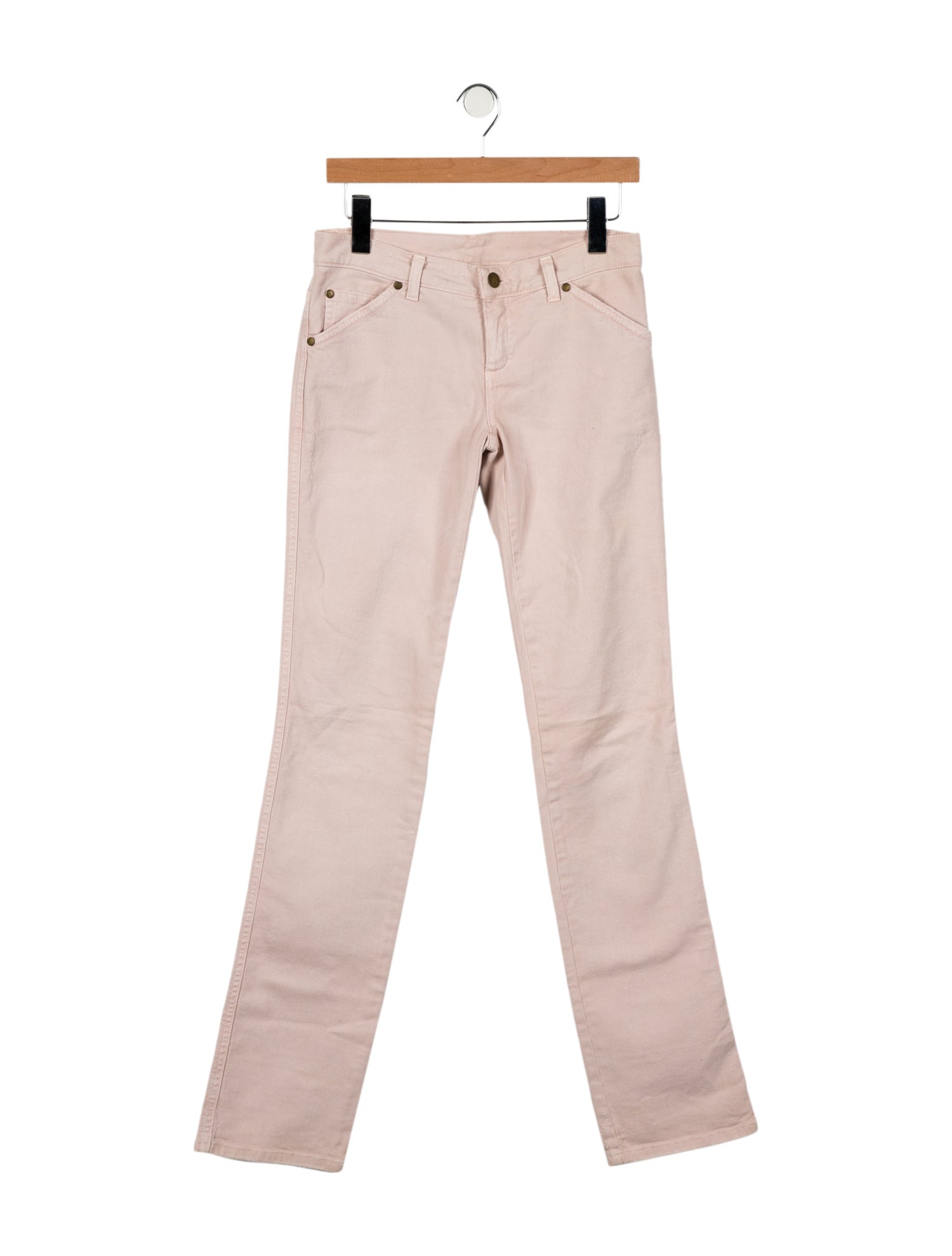 Anna Molinari Low-Rise Straight Leg Jeans