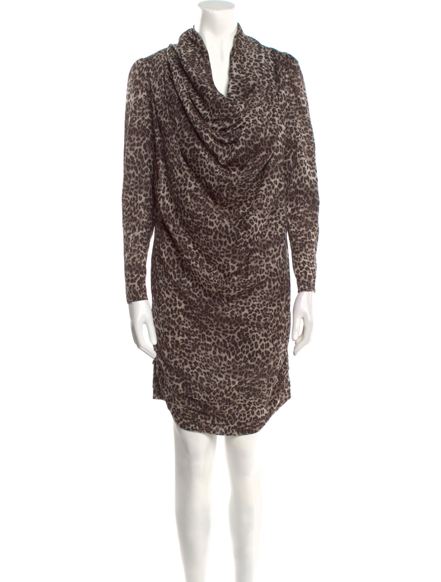 Anna Molinari Silk Knee-Length Dress