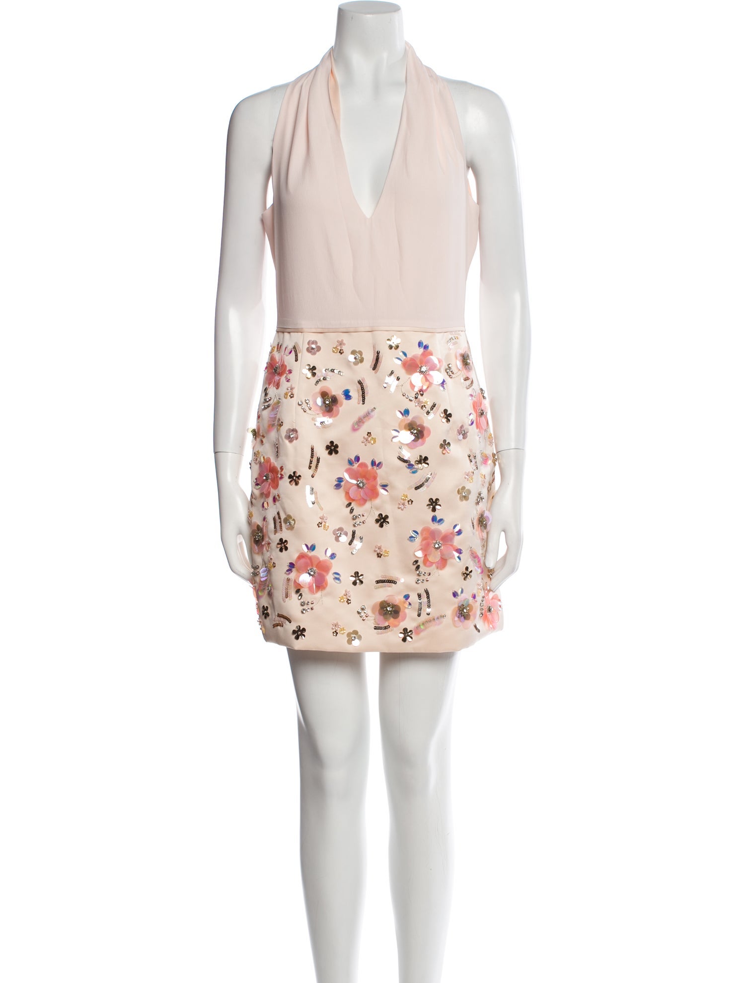 Anna Molinari Floral Print Mini Dress