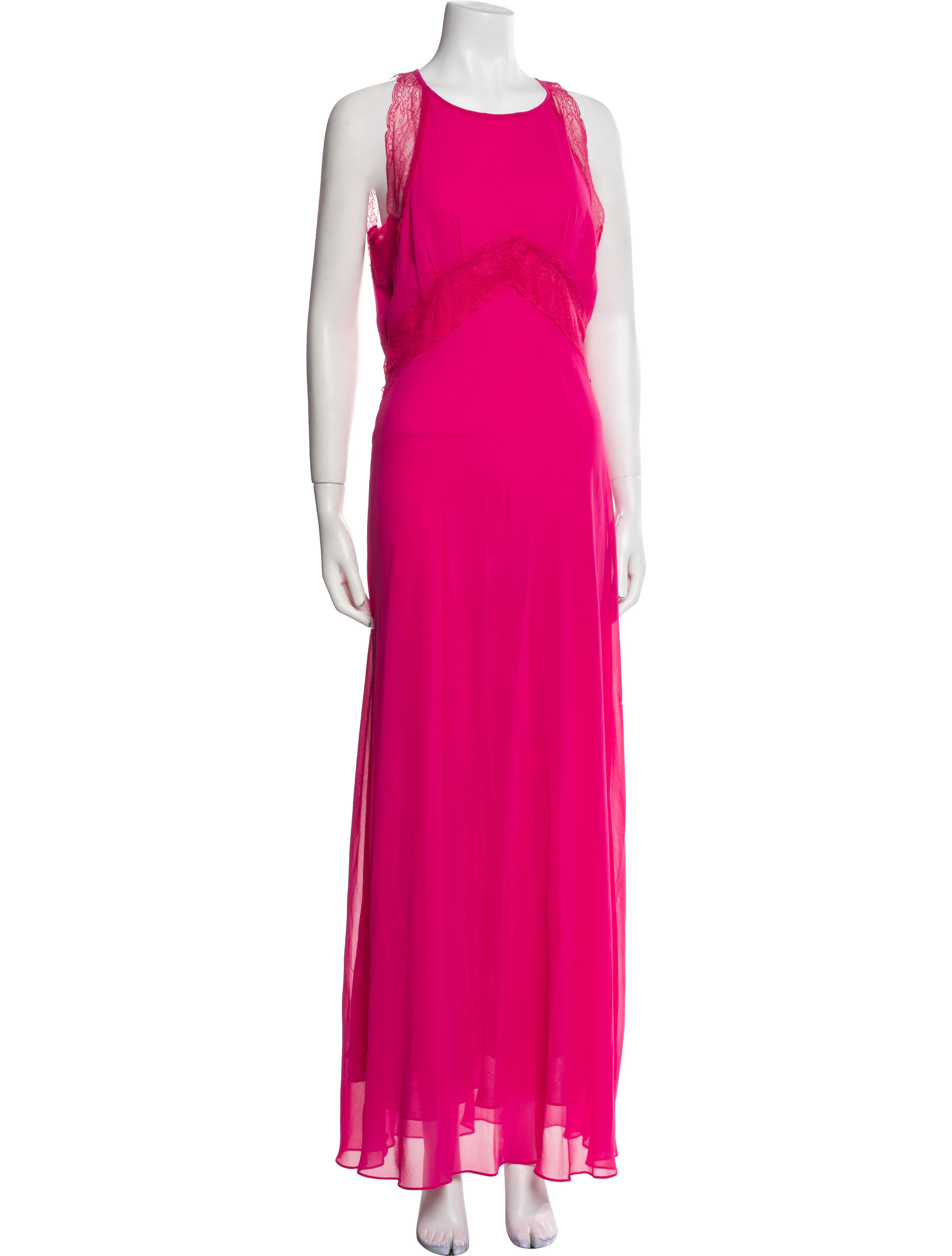 Anna Molinari Silk Long Dress