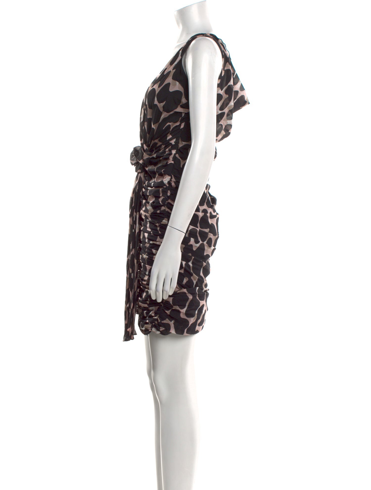 Anna Molinari Silk Knee-Length Dress