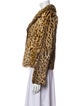 Anna Molinari Animal Print Faux Fur Jacket