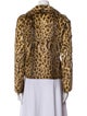 Anna Molinari Animal Print Faux Fur Jacket