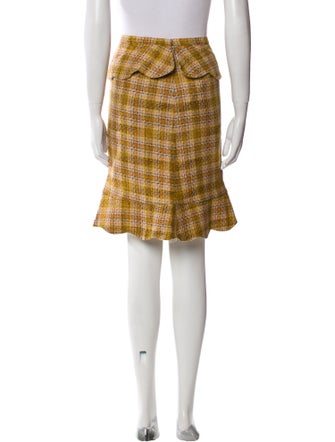 Anna Molinari Wool Knee-Length Skirt