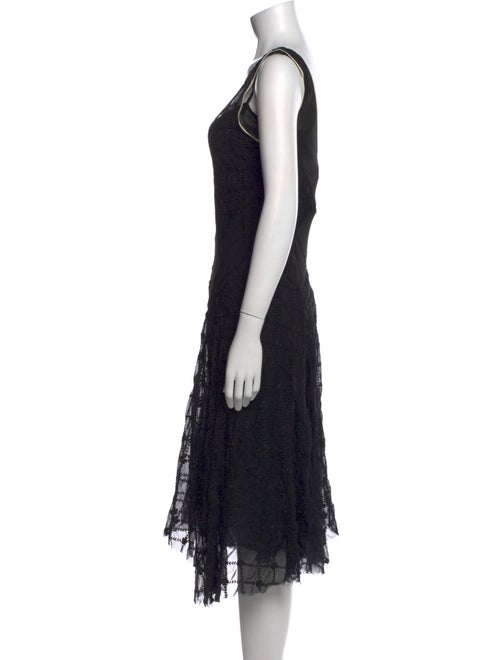 Anna Molinari Lace Pattern Long Dress