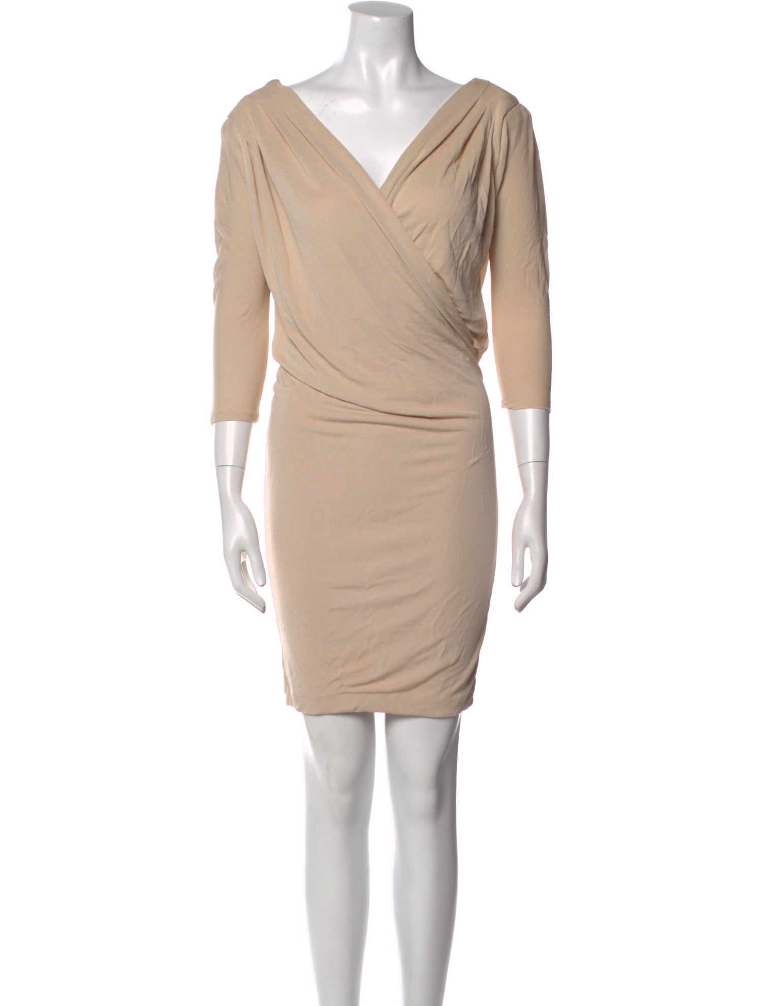 Anna Molinari V-Neck Mini Dress