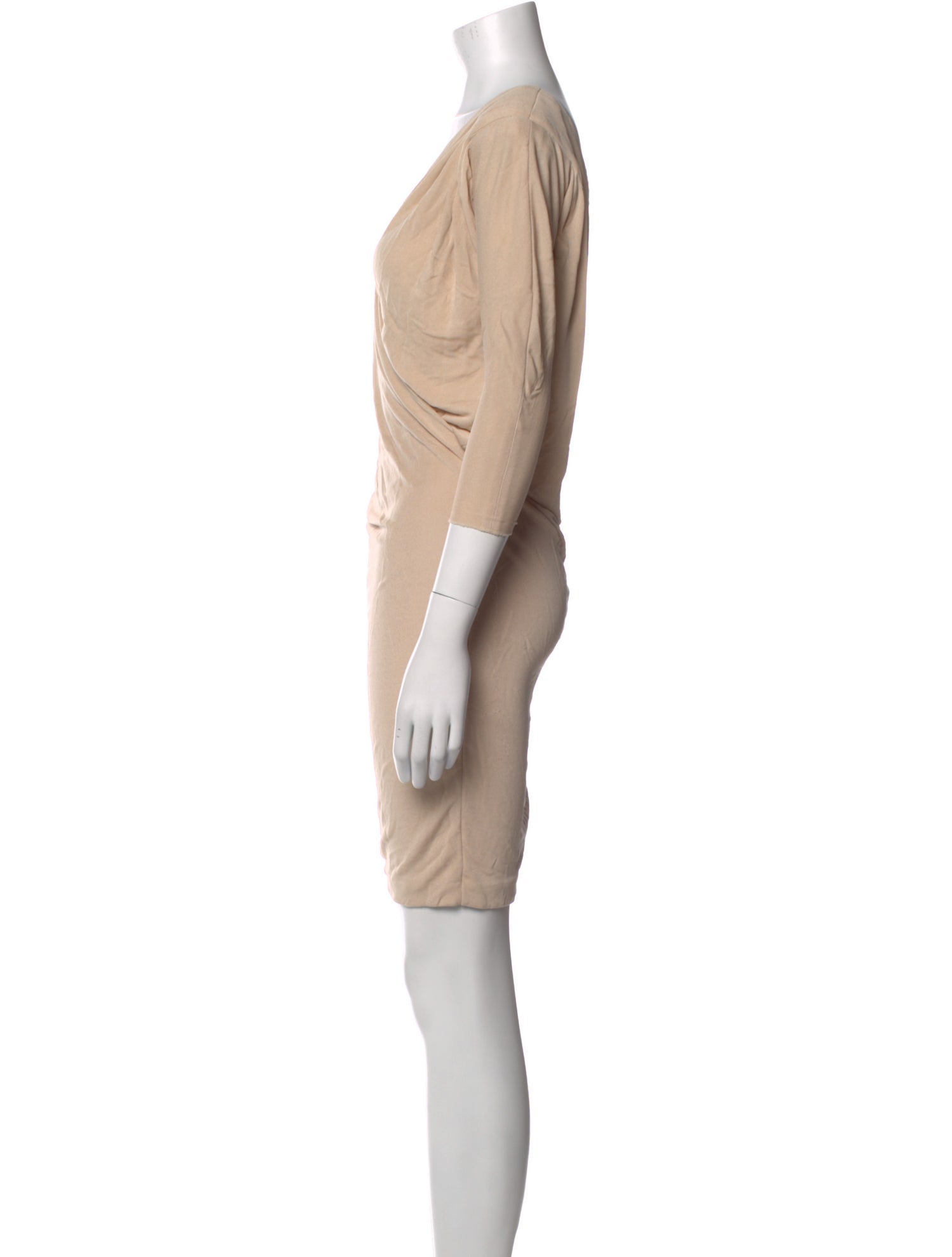 Anna Molinari V-Neck Mini Dress