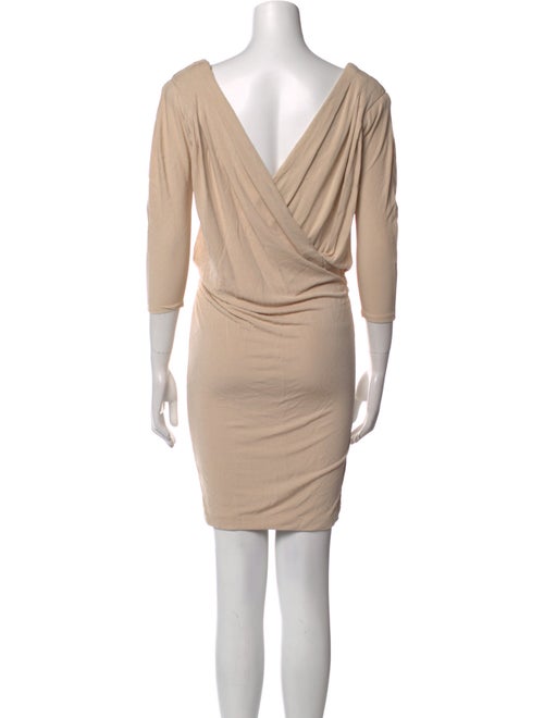 Anna Molinari V-Neck Mini Dress