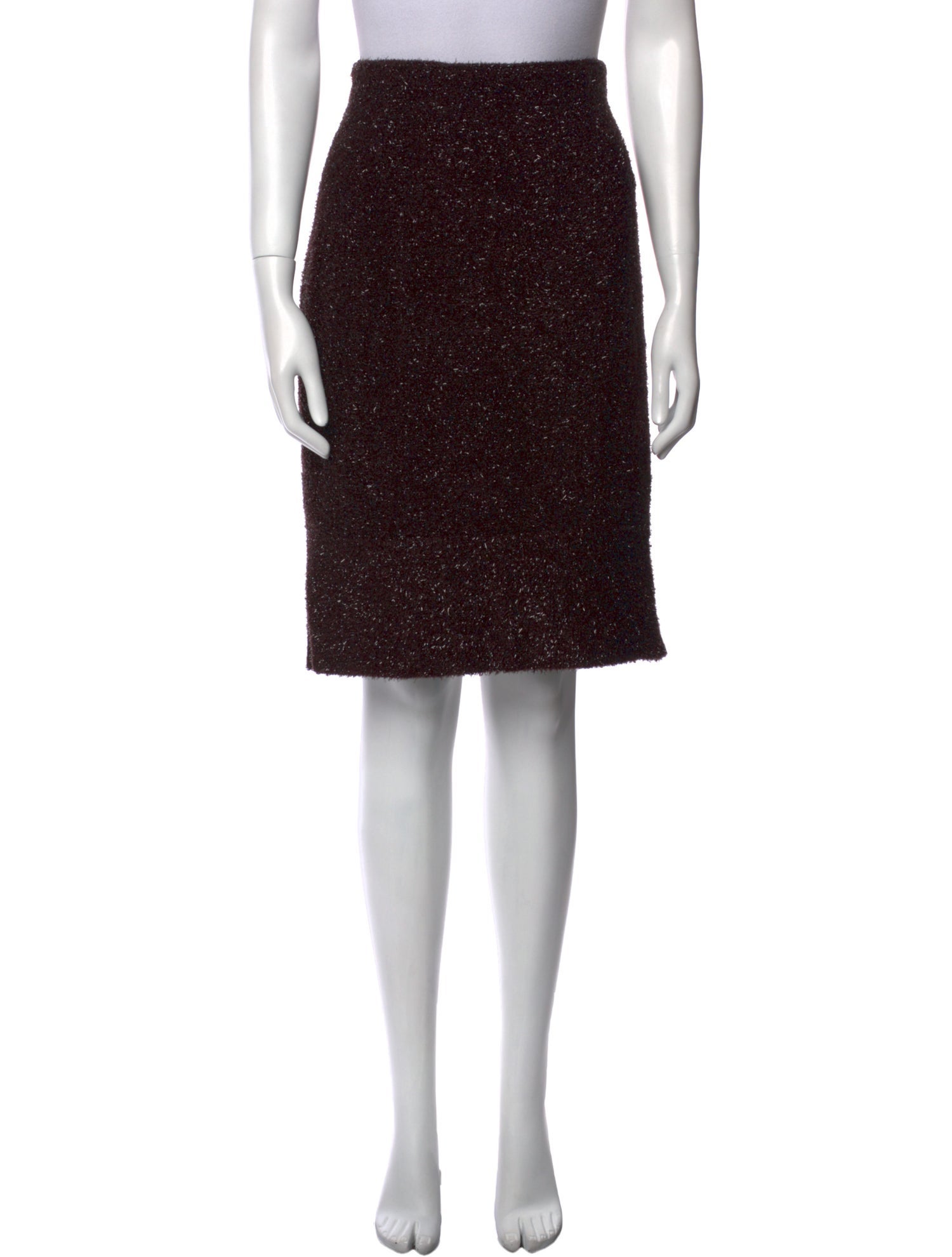 Anna Molinari Virgin Wool Knee-Length Skirt