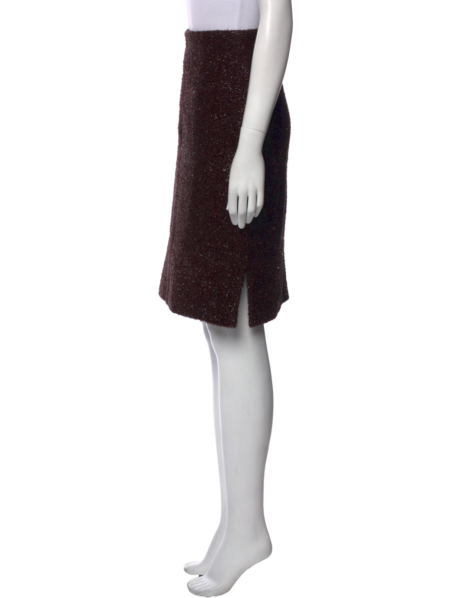 Anna Molinari Virgin Wool Knee-Length Skirt