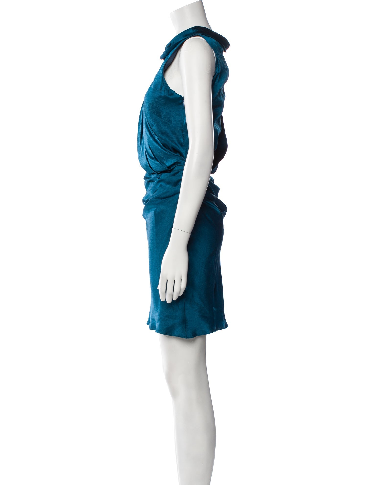 Anna Molinari Silk Knee-Length Dress