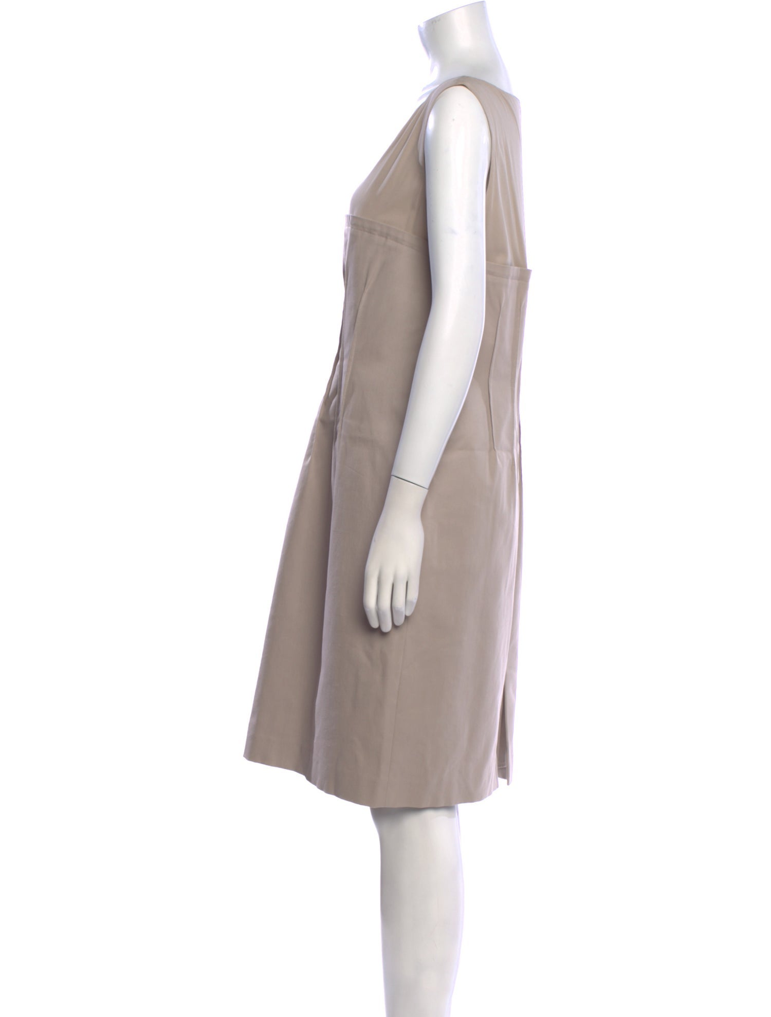 Anna Molinari Bateau Neckline Knee-Length Dress