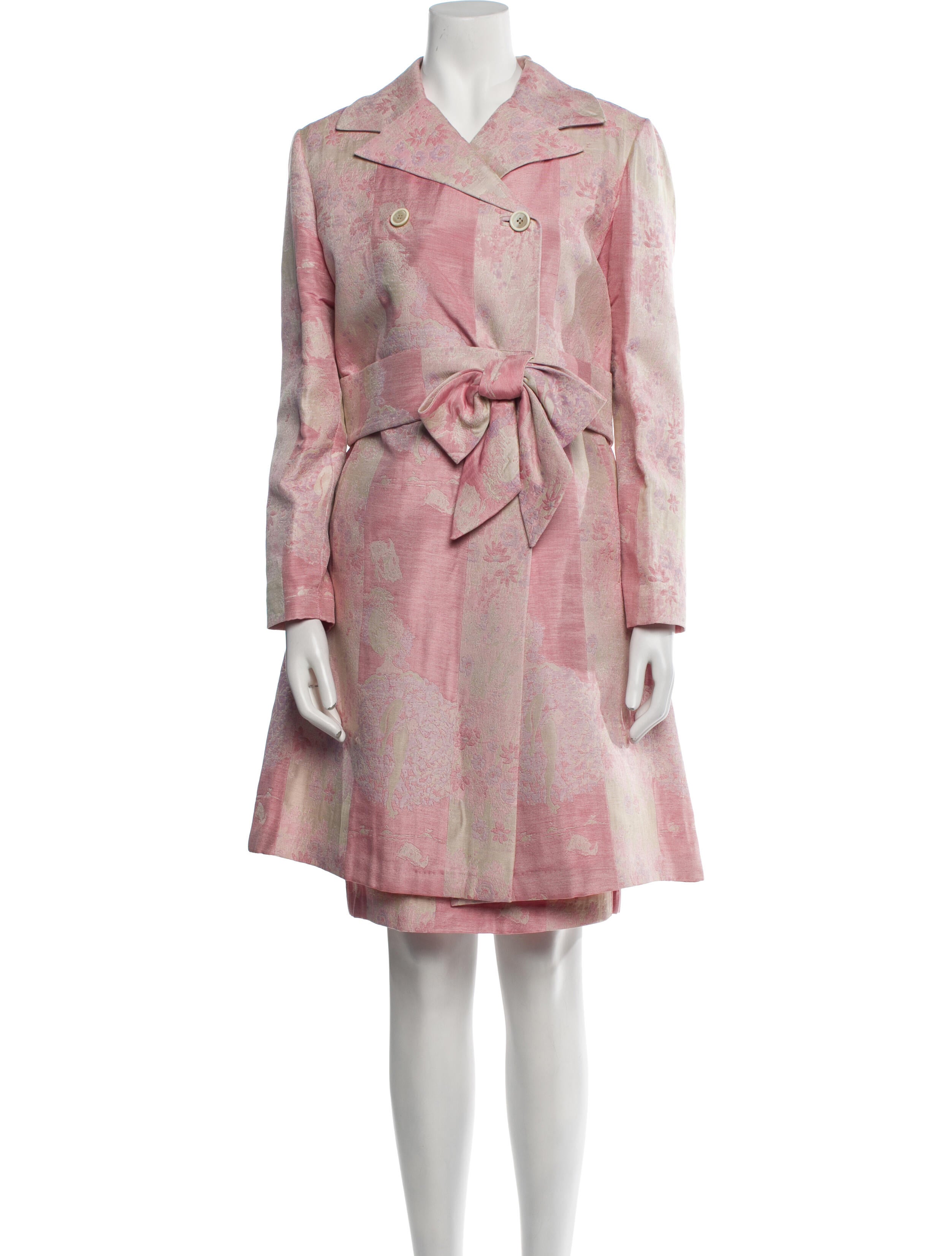 Anna Molinari Vintage Printed Skirt Set