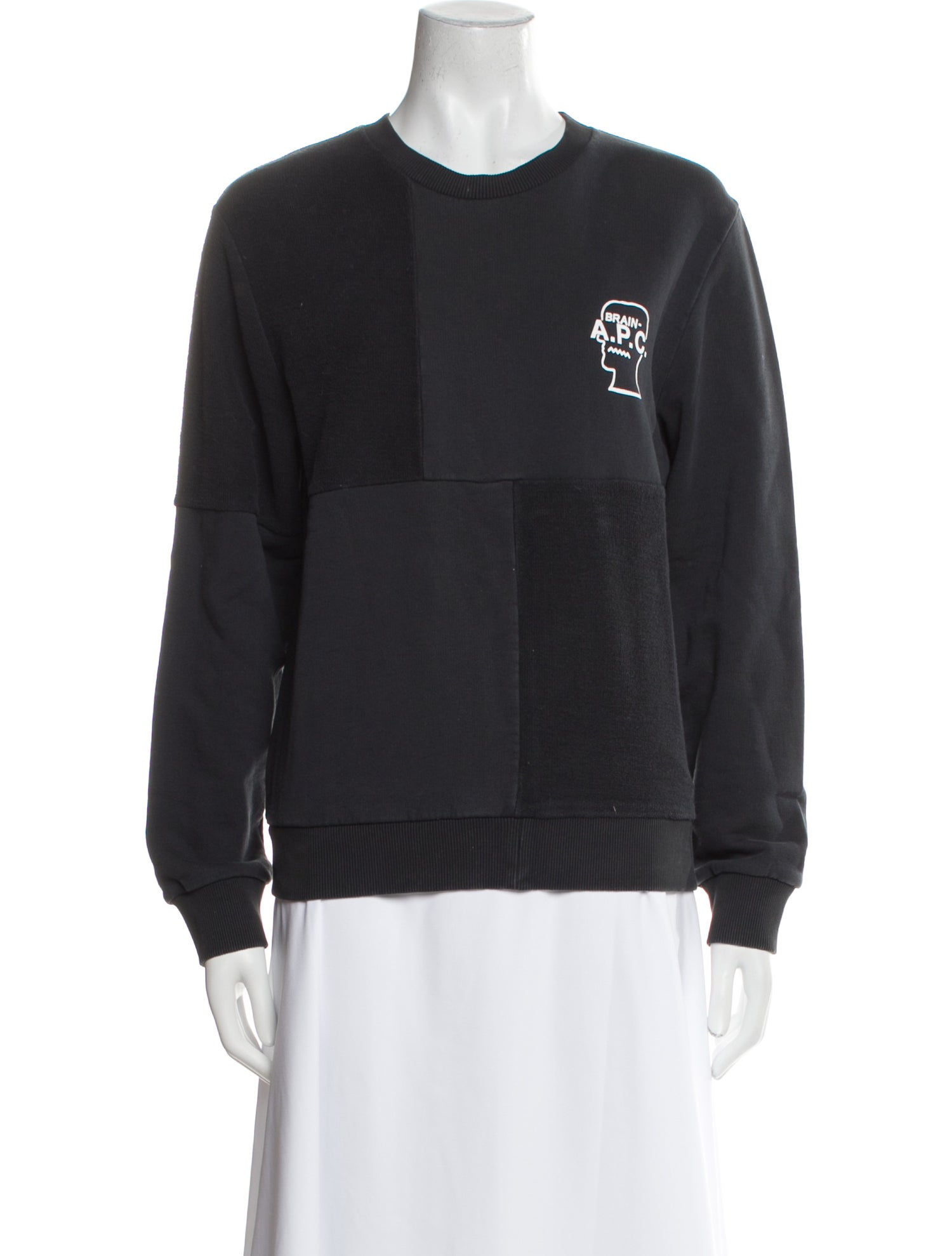 A.P.C x Brain Dead Graphic Print Crew Neck Sweatshirt