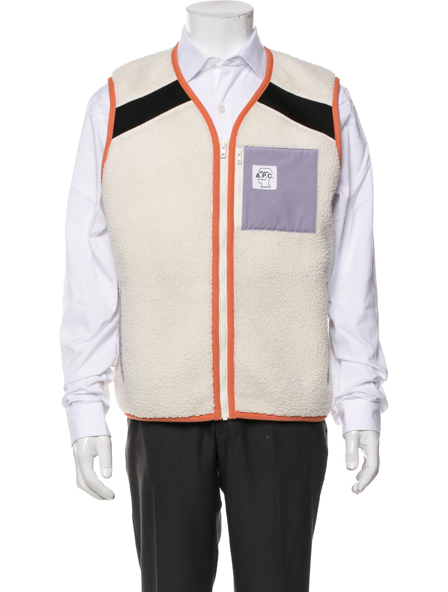 A.P.C x Brain Dead Graphic Print Vest