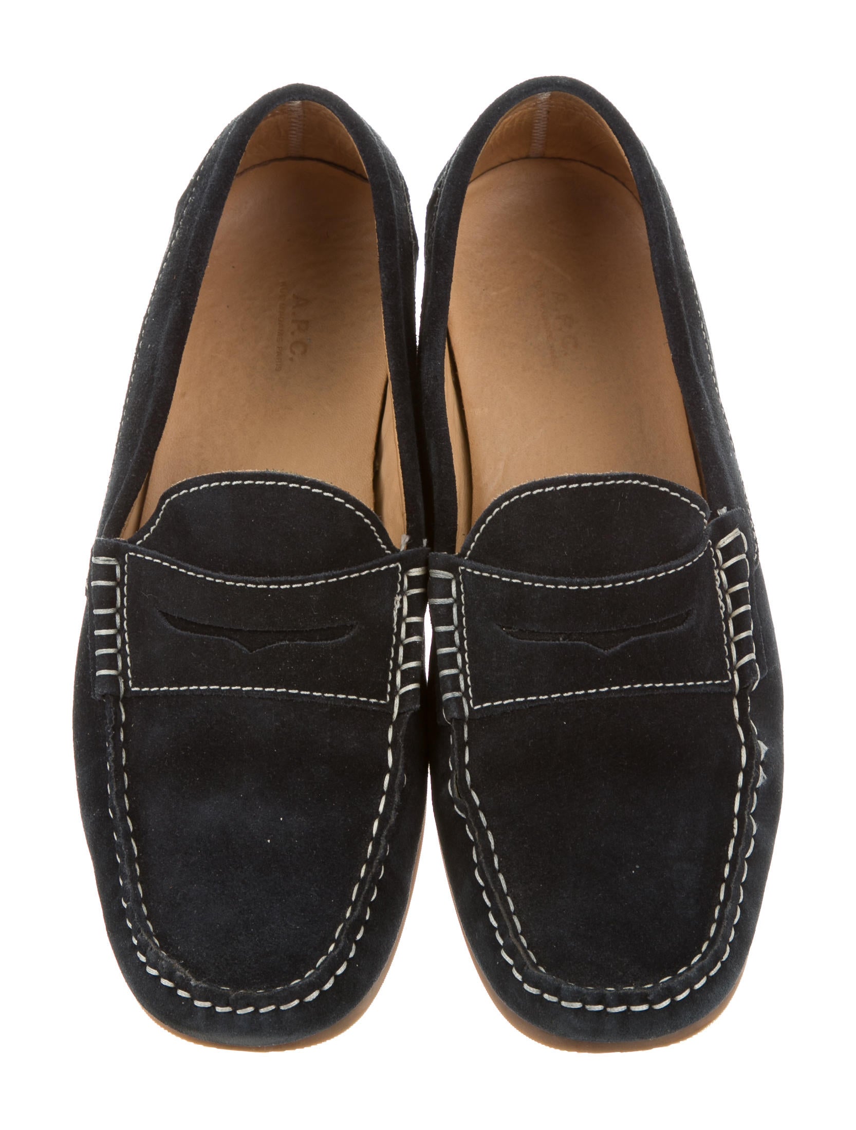 c loafers a p c suede loafers shoes wa325136 the realreal c loafers a p c suede loafers shoes wa325136 the realreal