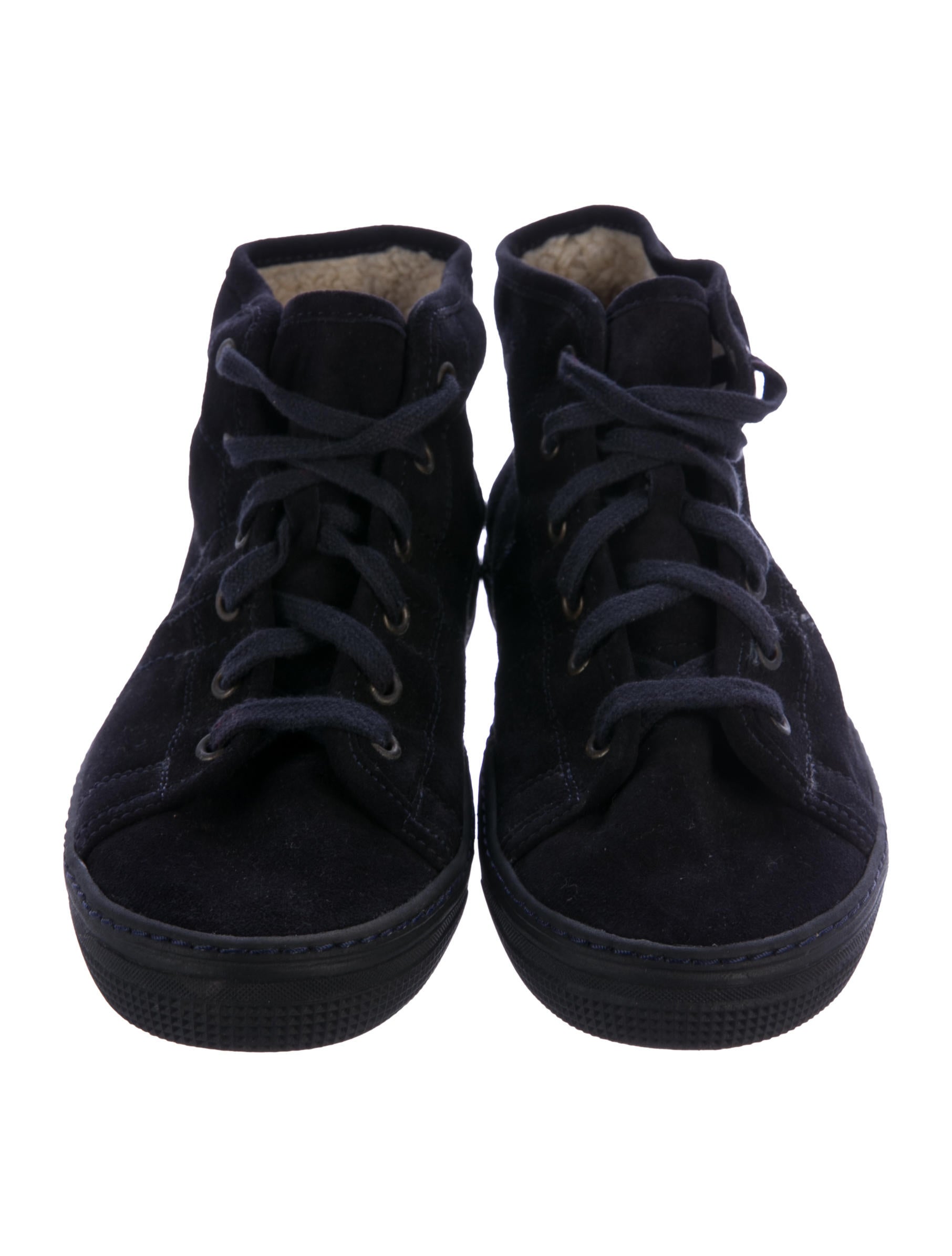 shearling lined sneakers a p c suede shearling lined sneakers shoes wa325871 shearling lined sneakers a p c suede shearling lined sneakers shoes wa325871