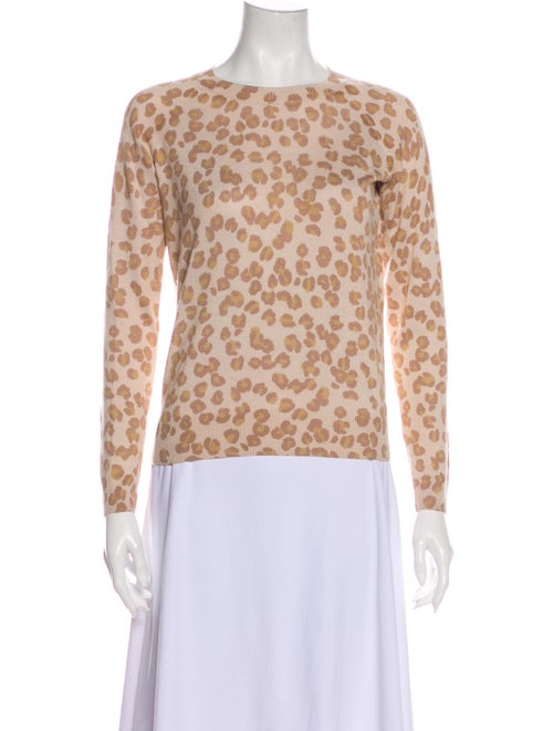 A.p.c. Silk Animal Print Sweater