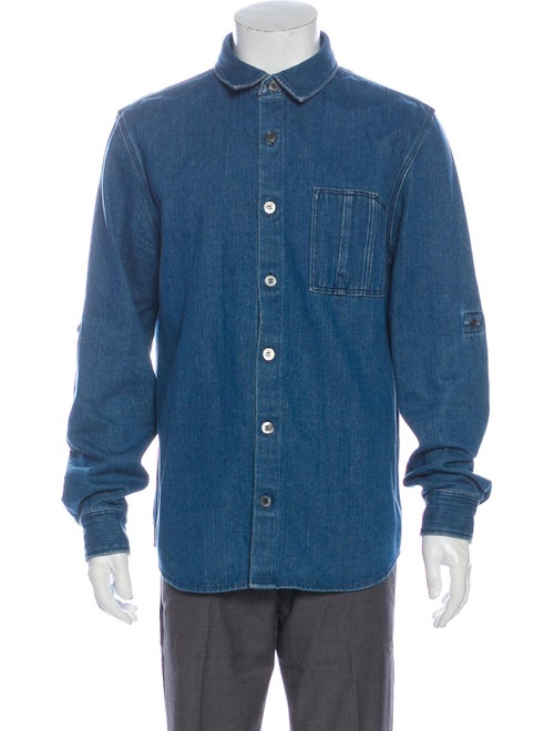 A.p.c. Long Sleeve Denim Shirt Denim