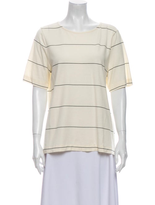 A.p.c. Striped Scoop Neck T-Shirt