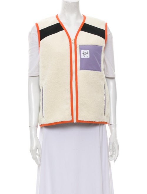 A.p.c. Colorblock Pattern Vest