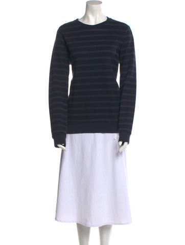 A.p.c. Knitwear Striped Crew Neck Sweater S