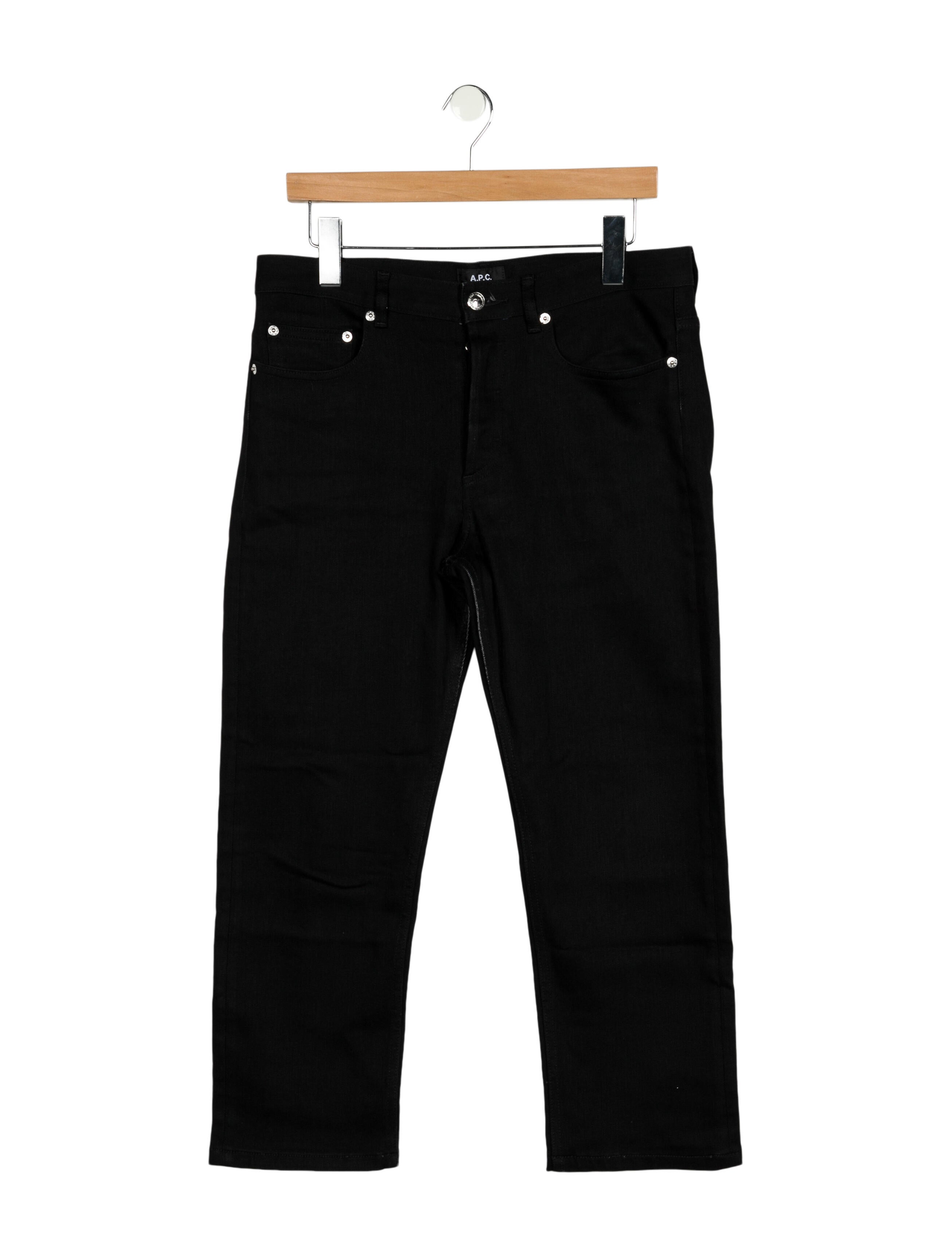 A.P.C. High-Rise Straight Leg Jeans