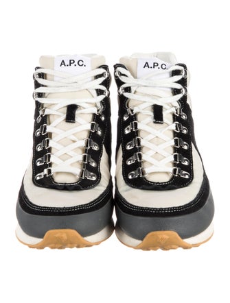 A.P.C. Colorblock Pattern Sneakers