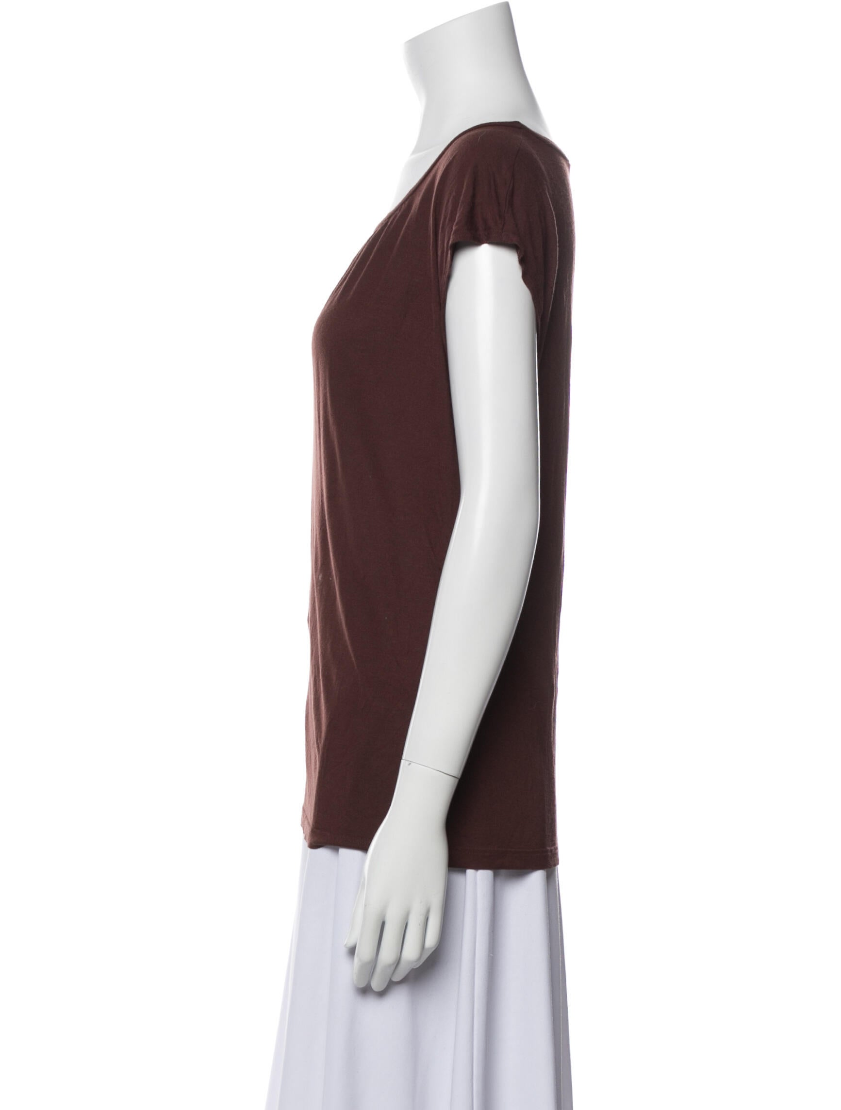 A.P.C. Scoop Neck Short Sleeve T-Shirt