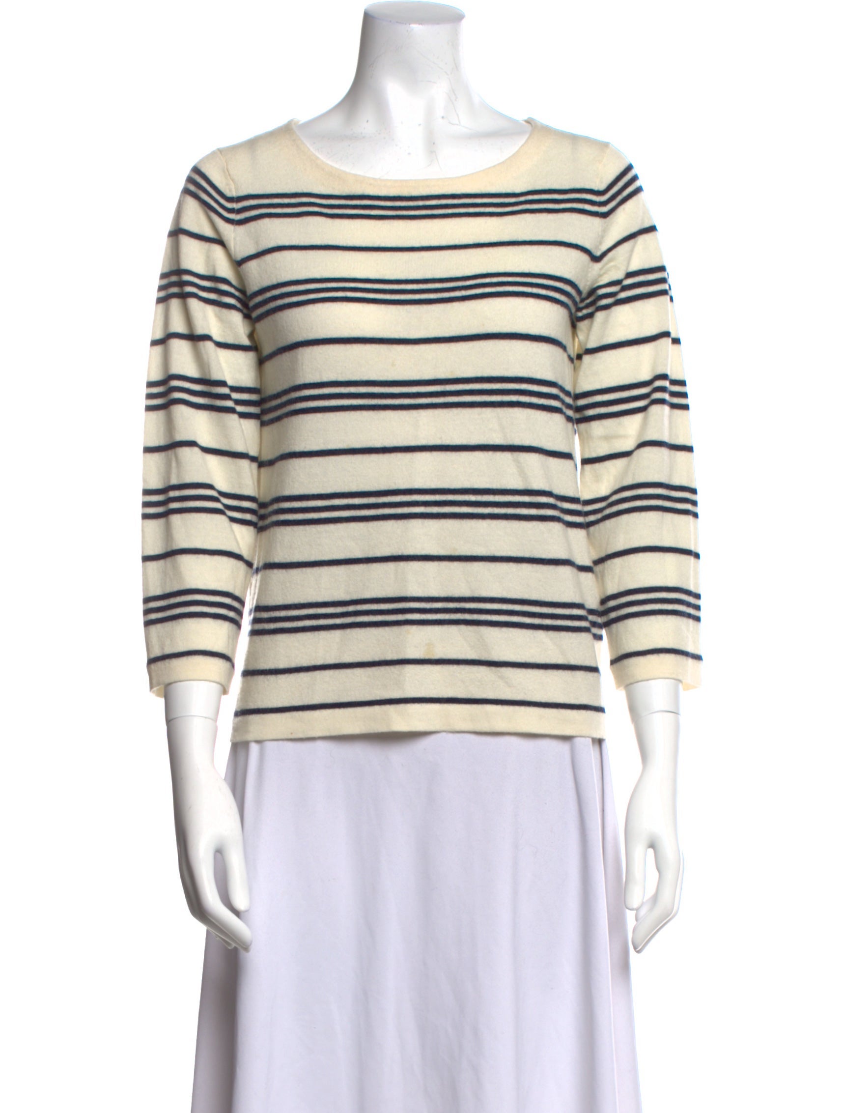 A.P.C. Striped Scoop Neck Sweater