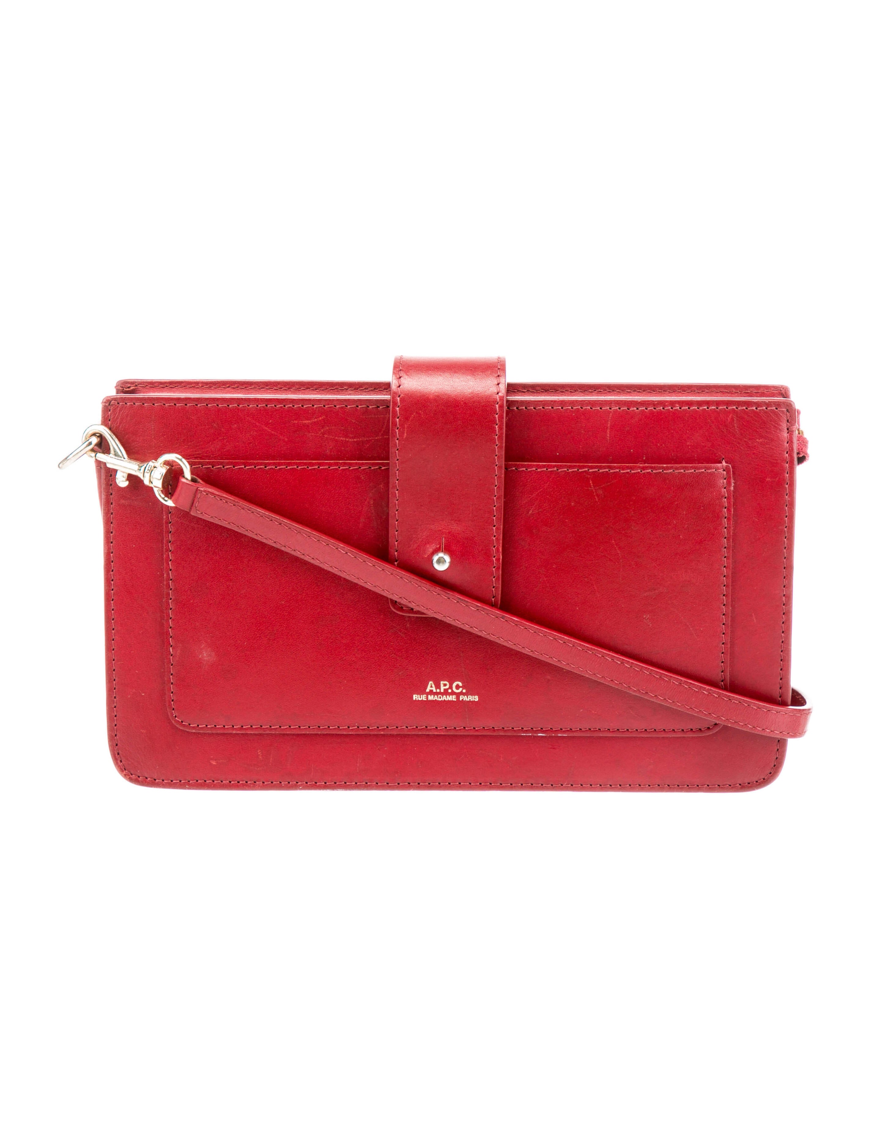 A.P.C. Leather Crossbody Bag