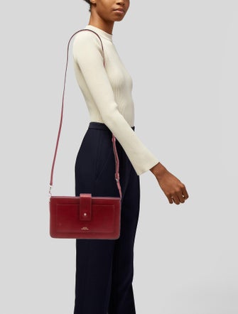 A.P.C. Leather Crossbody Bag