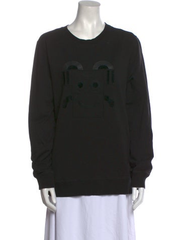 A.p.c. Tops Graphic Print Crew Neck Sweatshirt L