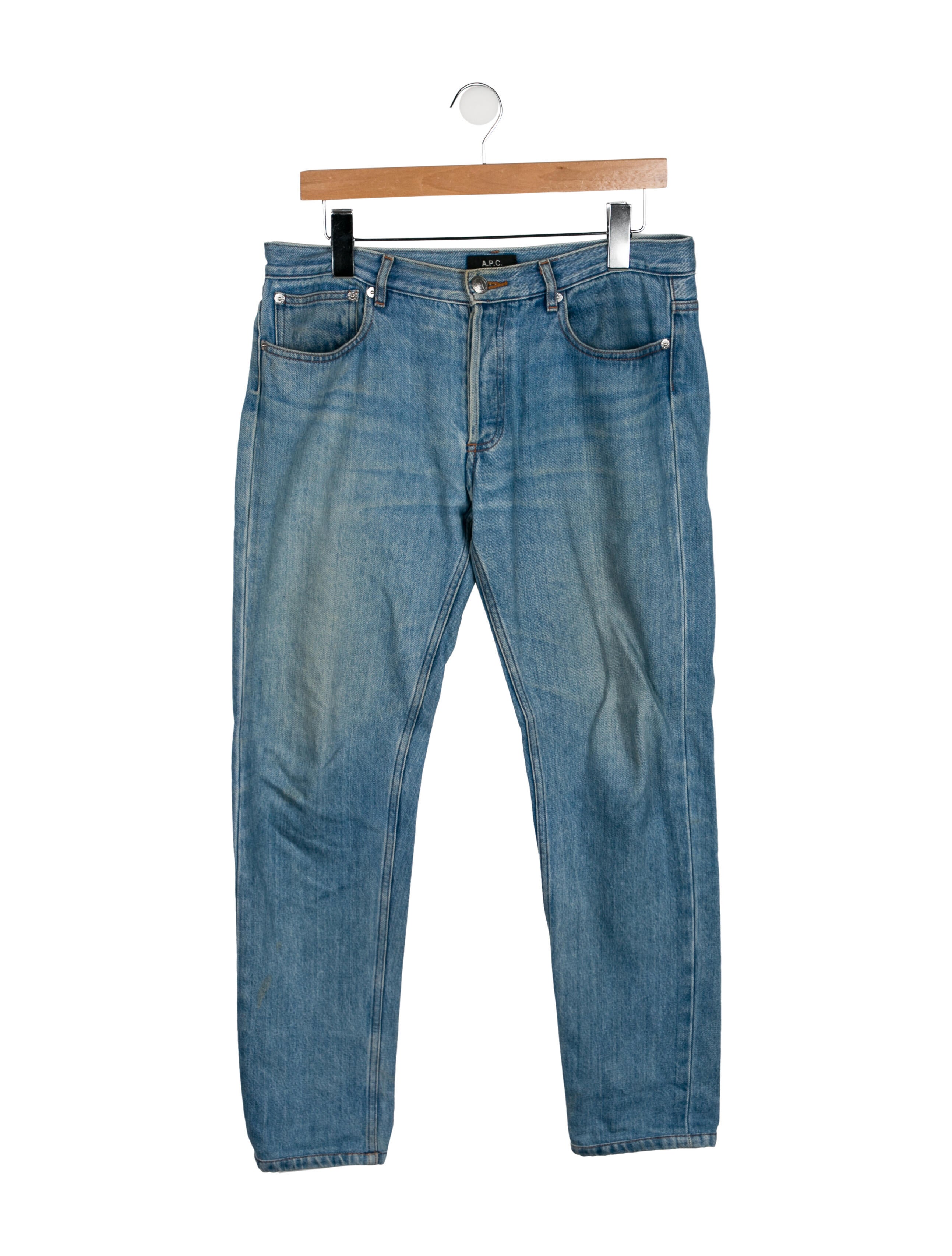 A.P.C. Mid-Rise Straight Leg Jeans