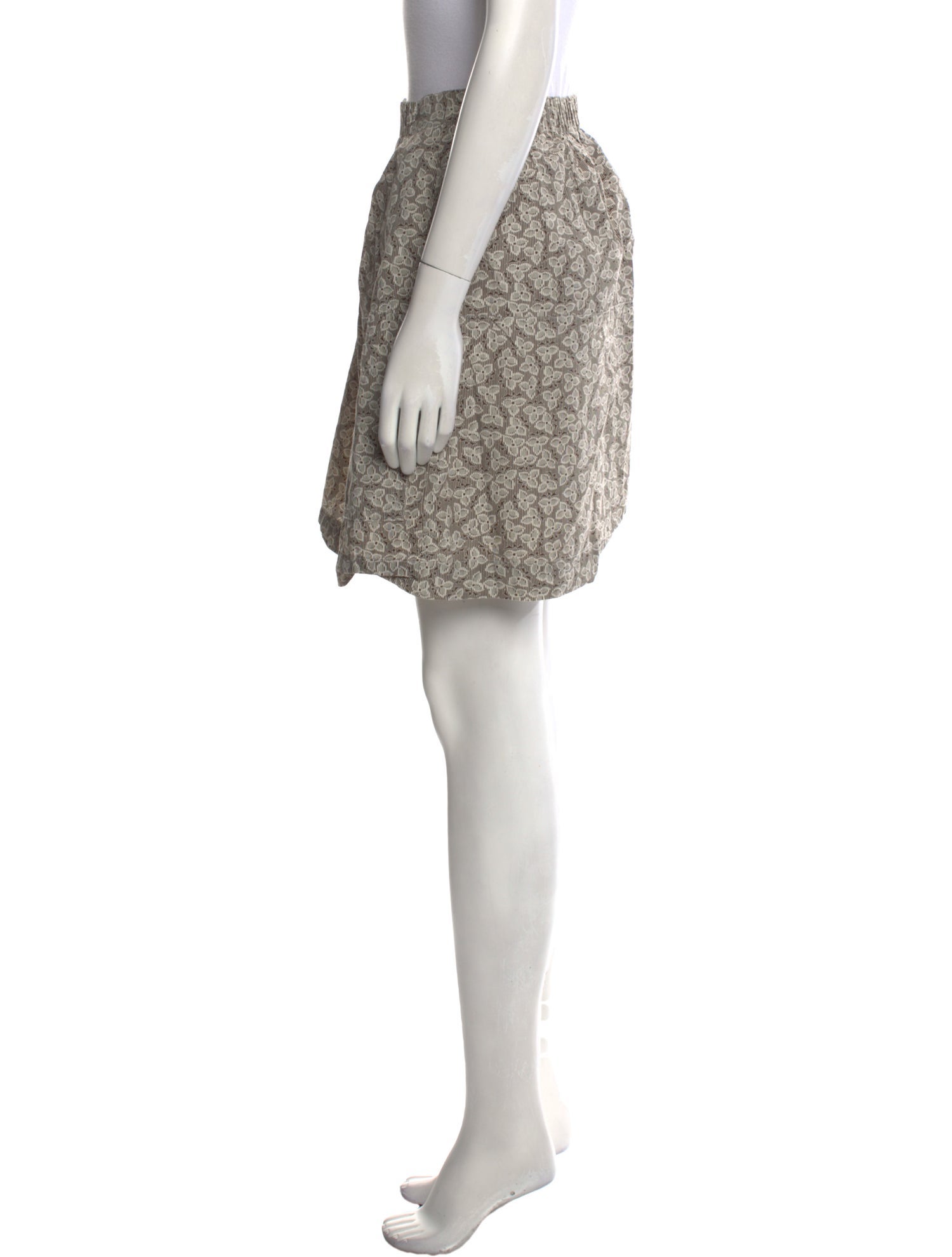 A.P.C. Floral Print Mini Skirt