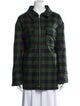 A.P.C. Plaid Print Utility Jacket