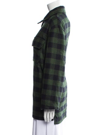 A.P.C. Plaid Print Utility Jacket