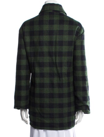 A.P.C. Plaid Print Utility Jacket