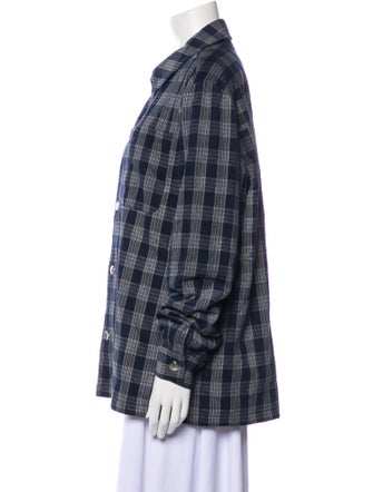 A.P.C. Plaid Print Jacket