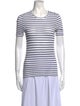 A.P.C. Striped Crew Neck T-Shirt