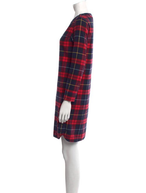 A.P.C. Plaid Print Mini Dress