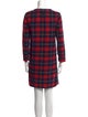 A.P.C. Plaid Print Mini Dress