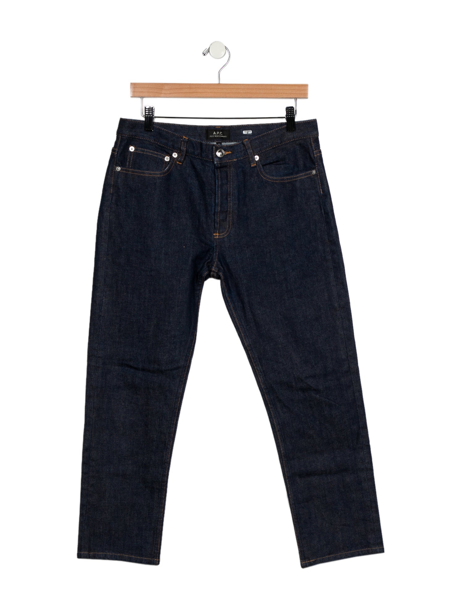 A.P.C. High-Rise Straight Leg Jeans