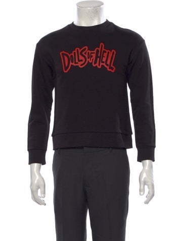 A.p.c. Sweaters Graphic Print Crew Neck Pullover S